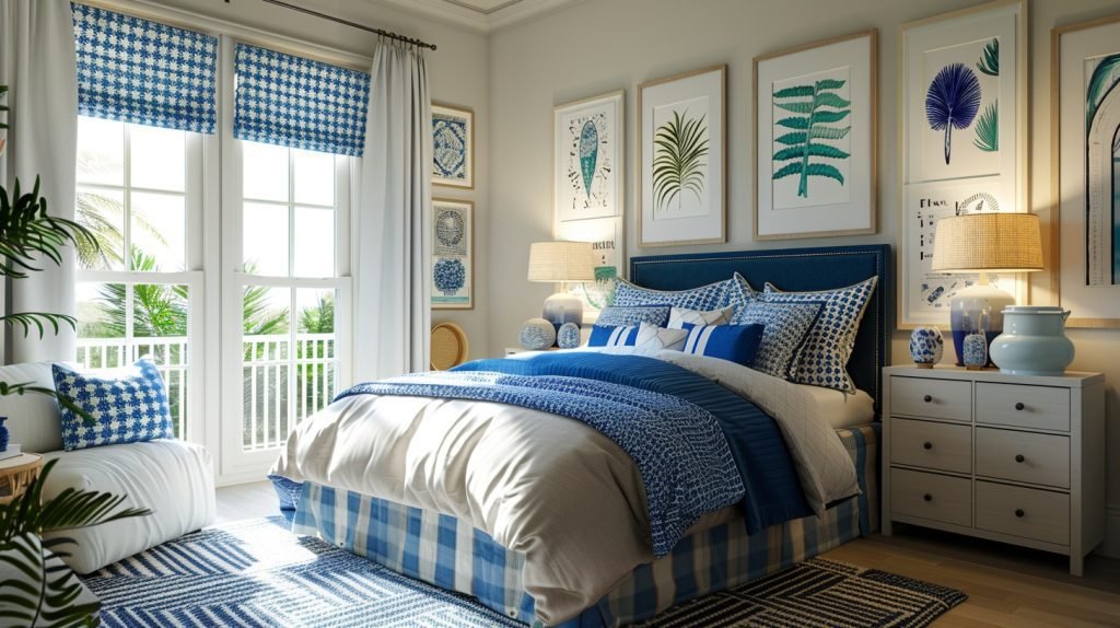 Coastal Preppy Bedroom