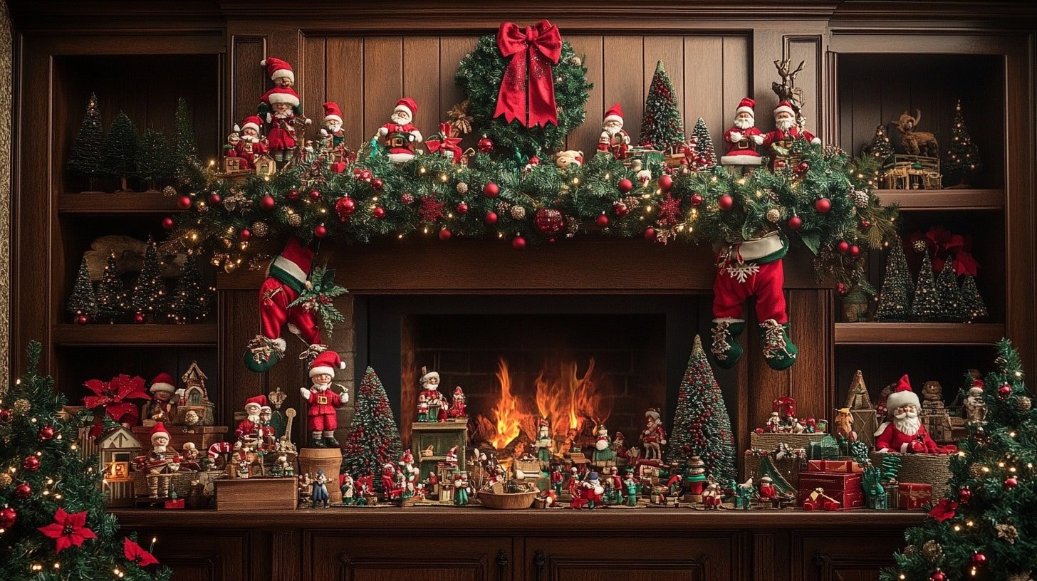 Gallery Detail: 19 Fireplace Christmas Decorations For A Warm And Inviting Holiday