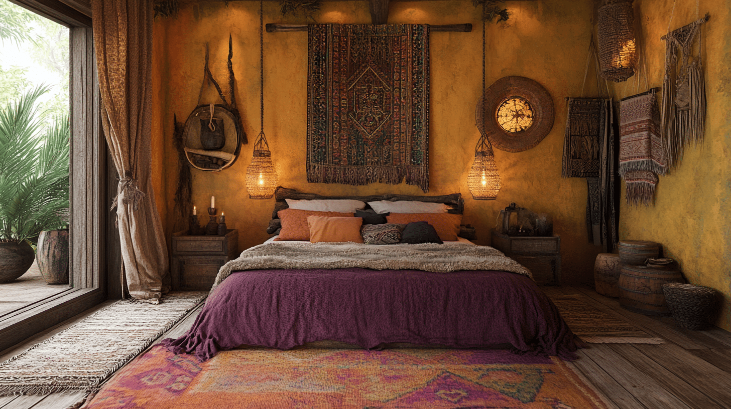 20 Rustic Boho Witchy Bedroom Ideas to Design a Soulful and Cozy ...