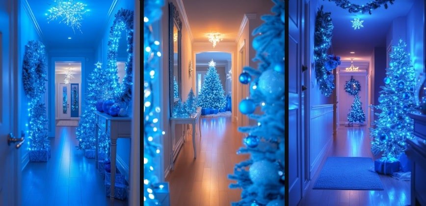 Blue Christmas Decor