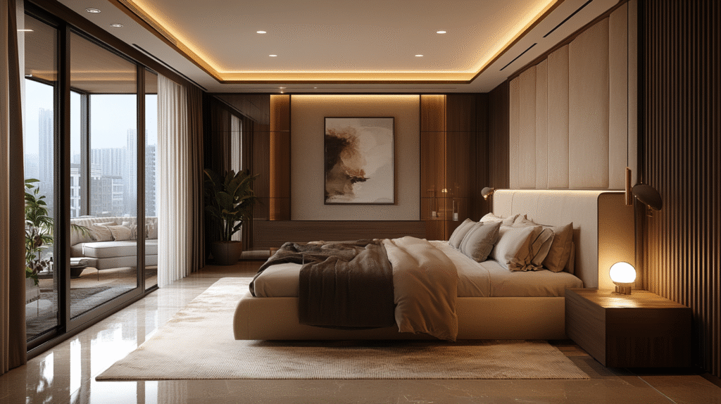 Luxury bedroom master