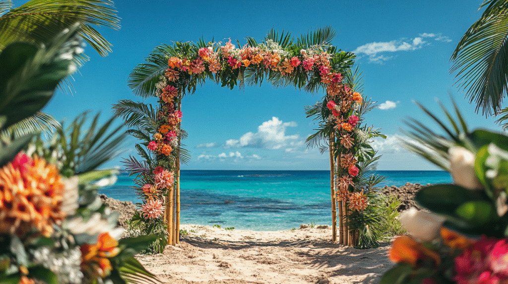 boho wedding arch