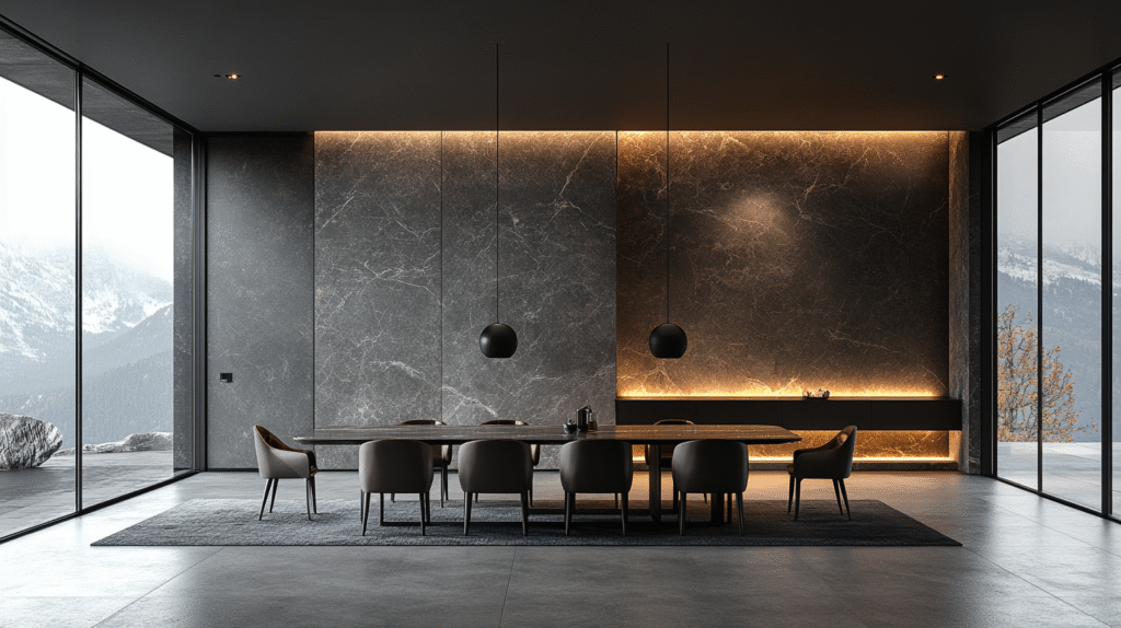 luxury dining room