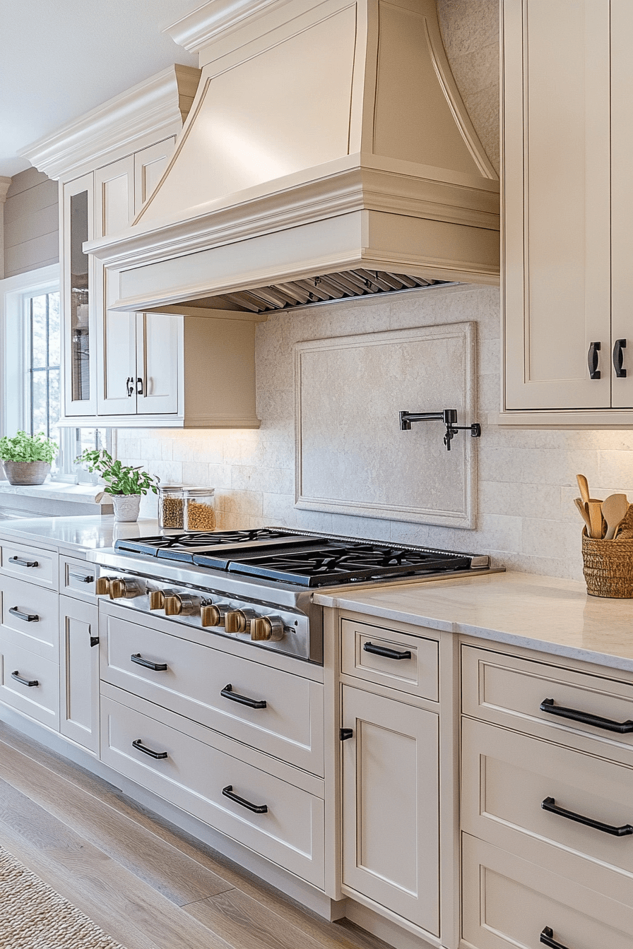 Beige Ranges 25 Neutral Kitchen Cabinets For A Bright Feel Good Kitchen - Peachy ...