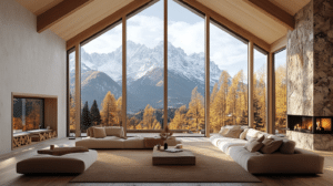 little cabin living room