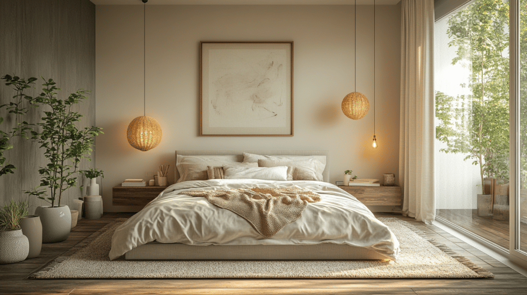 minimalistic bedroom