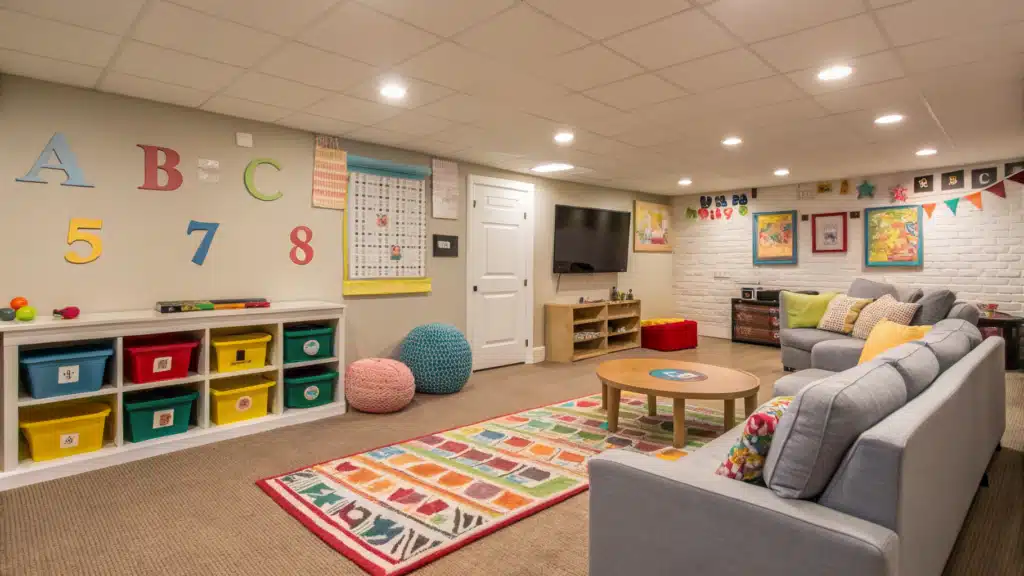 Basement Playroom Ideas