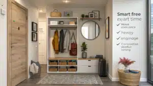 Tiny Apartment Entryway