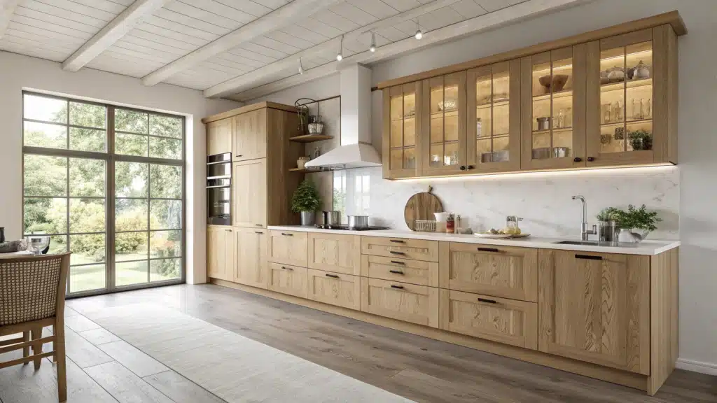 White Oak Kitchen Cabinets