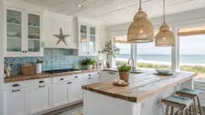 beachy kitchen