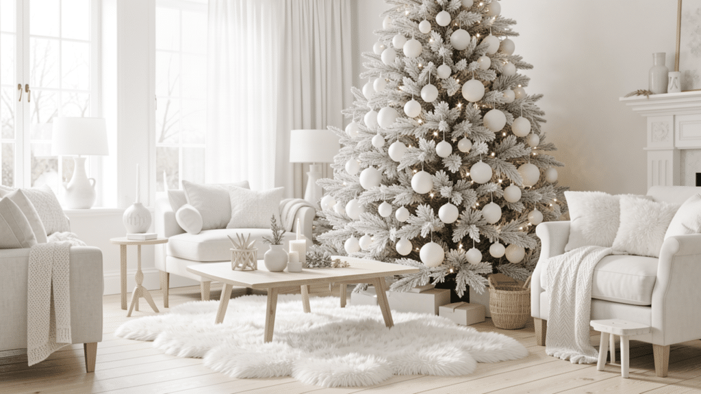 white christmas decor